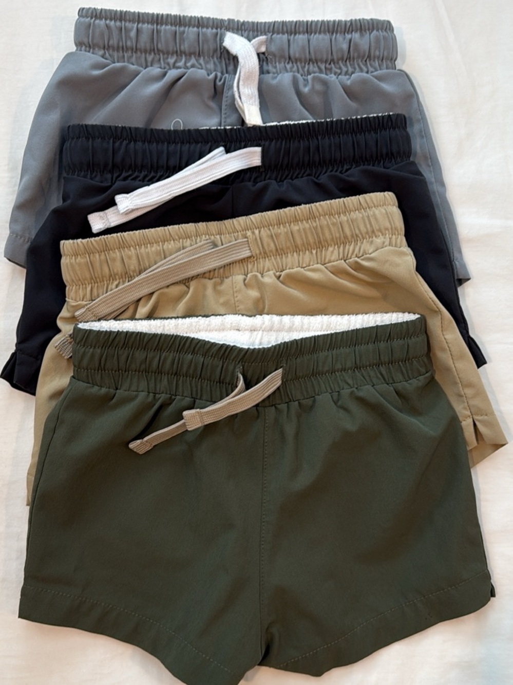 Cadets Boys Le Club Shorts (unlined)- Size 2/3 - Set of 4